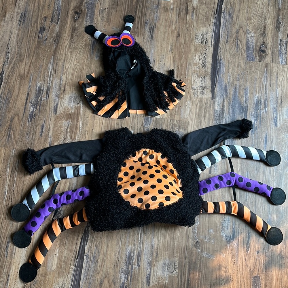 Toddler spider Halloween costume